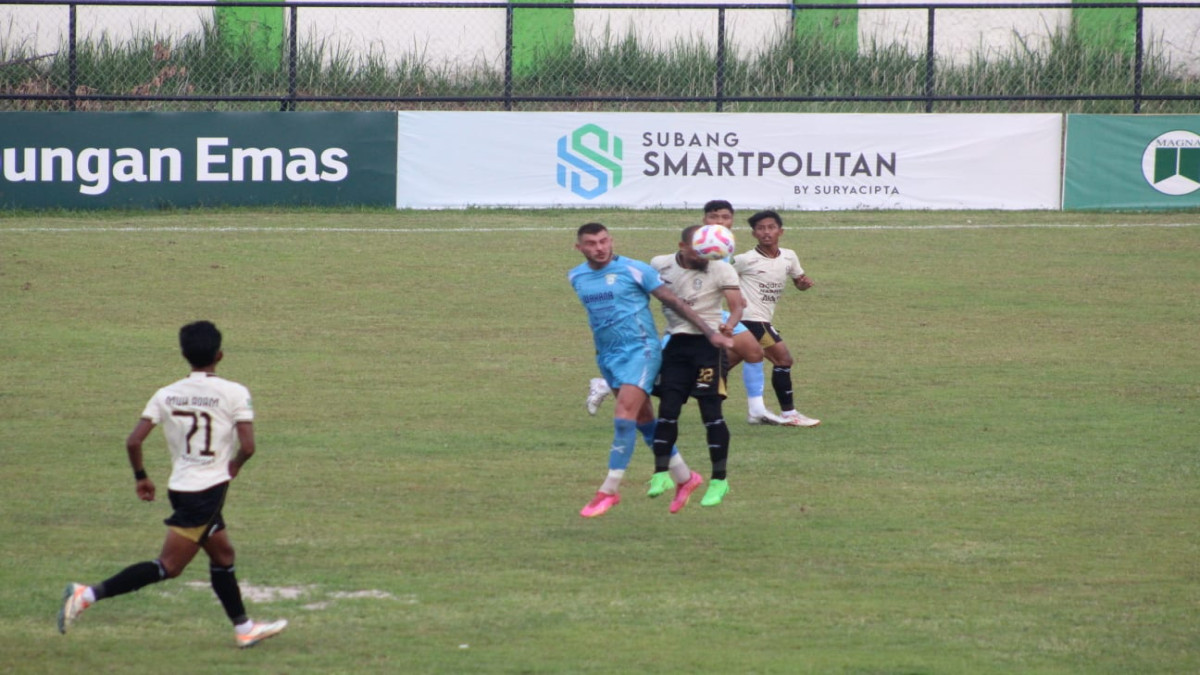 Persikas vs Nusantara United FC Berakhir dengan Skor 1-2