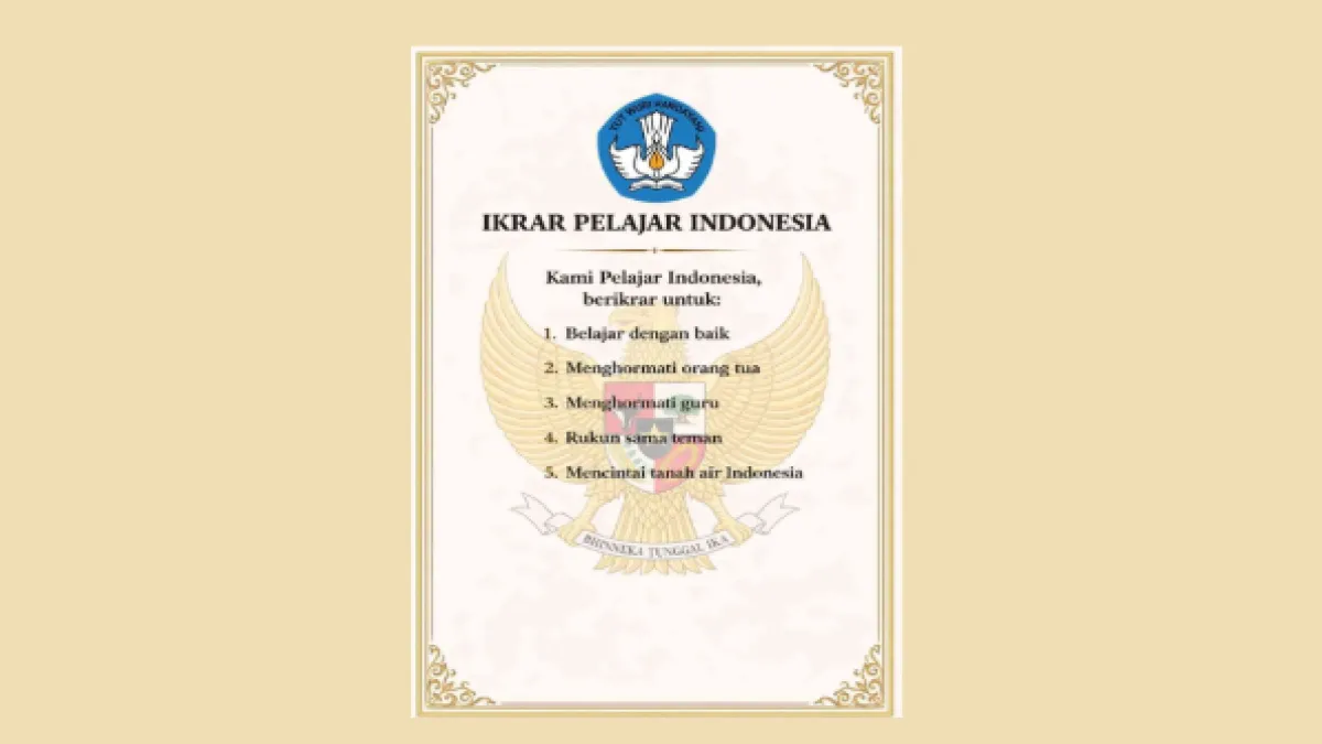 Ikrar Pelajar Indonesia 2026 Ditetapkan, Upacara Bendera Kembali jadi Penopang Pendidikan Karakter
