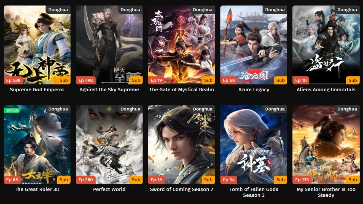 Nonton Donghua Gratis dan Legal? Ini Daftar Platformnya!