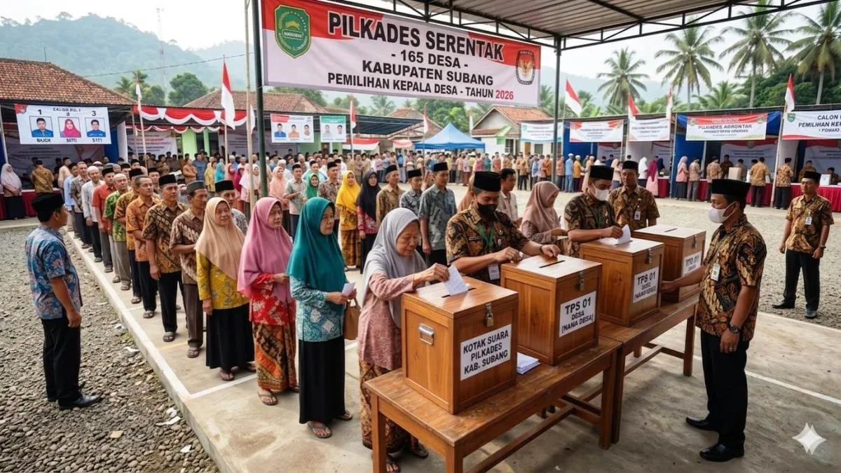 Digelar di 165 Desa, Dispemdes Subang Siapkan Anggaran Rp24 Miliar untuk Pilkades Serentak