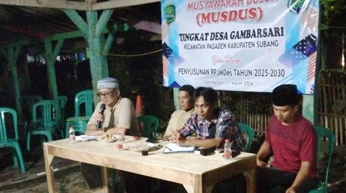 Serap Aspirasi Warga Lewat Musyawarah Dusun, Pemdes Gambarsari Rencanakan Pembangunan