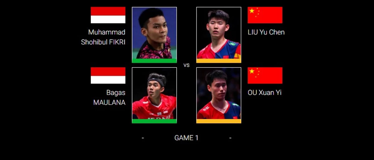 Lanjutan Babak Pertama Indonesia Open 2024: Laga Menarik Bagas/Fikri vs Liu/Ou