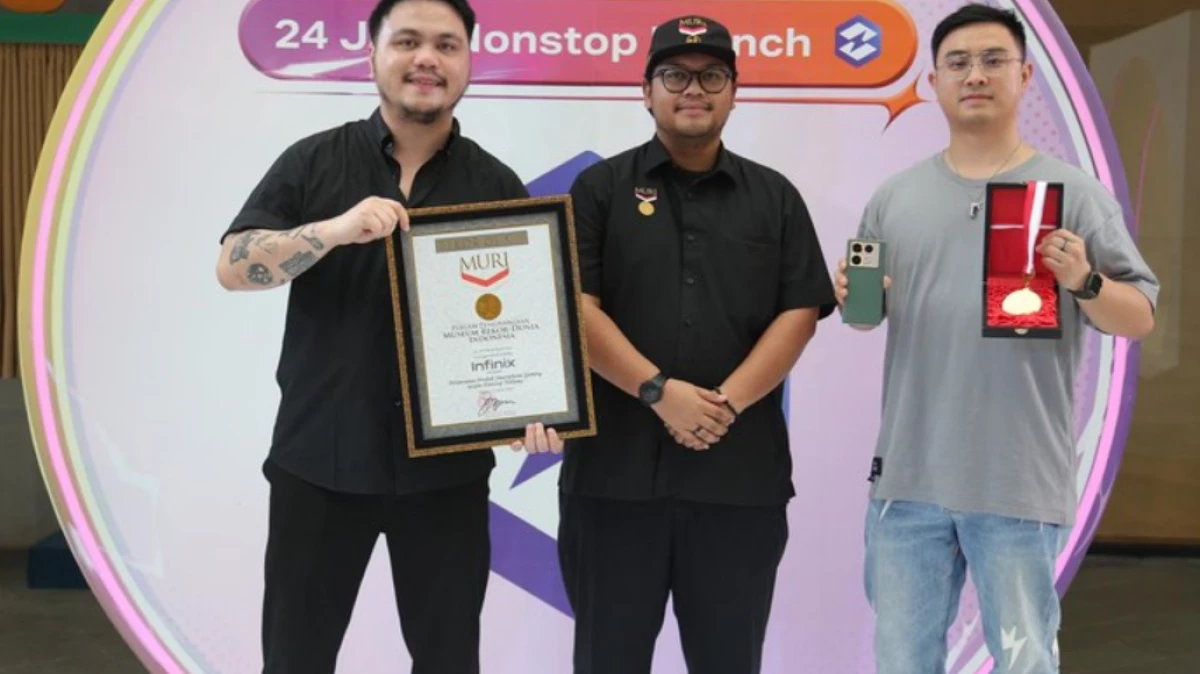 Infinix Note 40 Series Memecahkan Rekor MURI dan Dunia