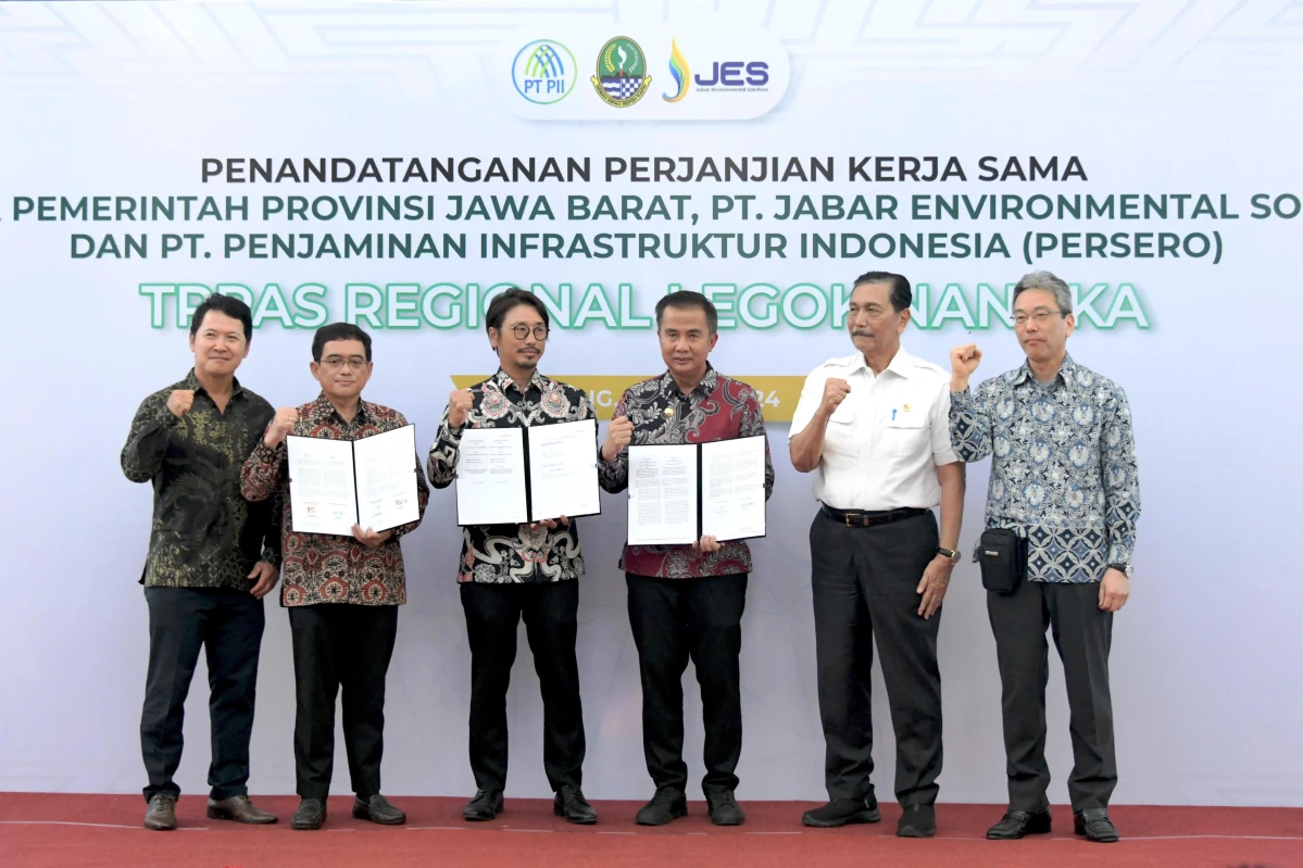 Pembangunan Infrastruktur Tempat Pengolahan dan Pemrosesan Akhir Sampah Legok Nangka Dimulai