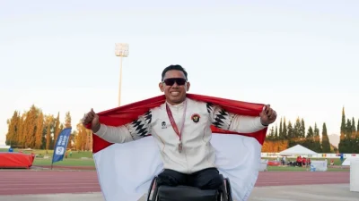 Atlet Paralimpik KBB Jaenal Aripin Sabet Emas di Tunisia