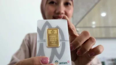 Harga Emas Antam Naik pada Selasa, 23 Juni 2026