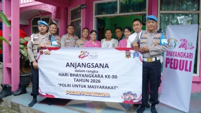 Anjangsana Hari Bhayangkara, Kapolres Pererat Silaturahmi dengan Purnawirawan