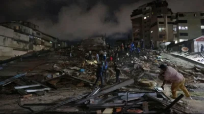 Gempa Bumi Venezuela Magnitudo 7,5, Ratusan Orang Tewas