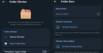 Cara Memisahkan Chat Pribadi dan Grup di Telegram, Jadi Makin Rapi