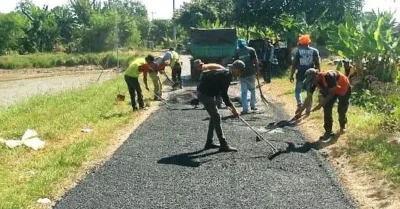 Respons Cepat Dinas PUPR Kabupaten Subang, Jalan Gunungsari-Pangsor Mulai Diperbaiki