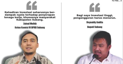 DPRD Sependapat dengan Bupati Subang, Investasi Harus Serap Tenaga Kerja Lokal