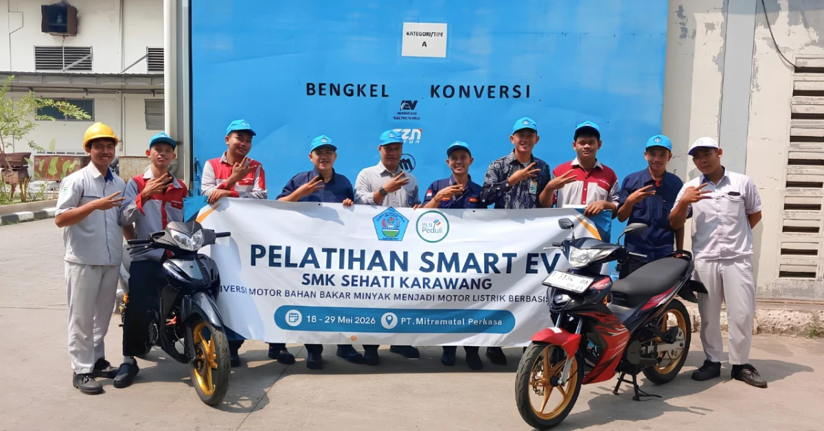 Capaian Program Smart EV PLN: Perkuat Kompetensi Siswa SMK Karawang melalui Pelatihan Konversi Motor Listrik