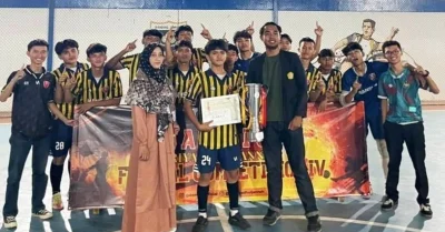 Tim Futsal MAN 1 Subang Raih Juara III Riyadhul Jannah Futsal Competition 2026, Ojang Anugrah Sabet Top Skor