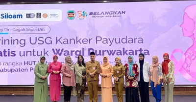 Kolaborasi Rayakan Hari Jadi Purwakarta Ke-58, RSU Siloam Lakukan Skrining Kanker Payudara Gratis