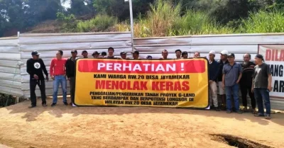 Khawatir Picu Longsor, Warga Segel Proyek Pengerukan Lahan Savona Hills