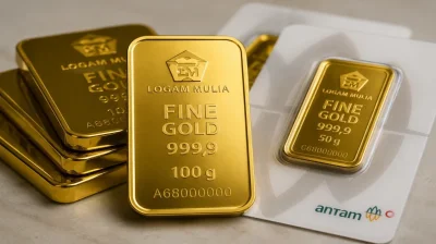 Harga Emas Masih Bertahan Tinggi, Namun Masih di Bawah Rekor Tertinggi Sepanjang Masa