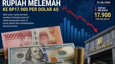 Nilai Tukar Rupiah Melemah, Pasar Keuangan Masih Dibayangi Ketidakpastian Global