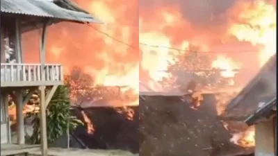 Kasepuhan Adat Ciptamulya Kebakaran, Imah Gede Begini Nasibnya