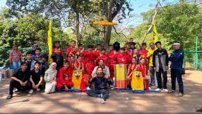 SMPN 3 Subang Juara I Festival Sisingaan