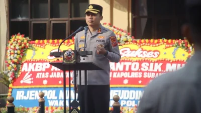 Kapolres Subang Perkuat Disiplin dan Profesionalisme Personel