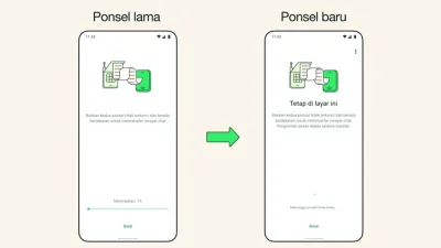 Cara Transfer Chat WhatsApp ke Ponsel Android Baru