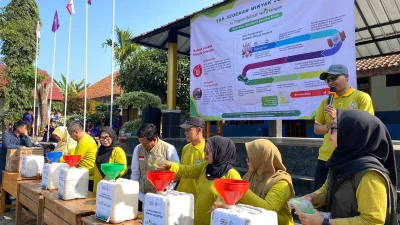 Keren! SMPN 1 Serangpanjang Sulap Minyak Jelantah Jadi Sedekah Bernilai Manfaat