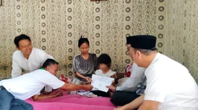 Anak 7 Tahun Lahir Tanpa Tempurung Kepala Dapat Bantuan dari Baznas Subang