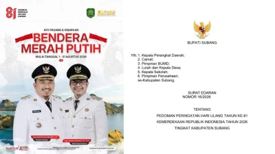 Pedoman Peringatan HUT RI di Subang Jadi Acuan Sambut Kemerdekaan, Apa Saja Isinya?