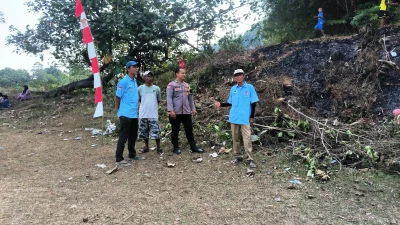 Musim Kemarau, Bhabinkamtibmas jadi Corong Edukasi Masyarakat Waspada Kebakaran