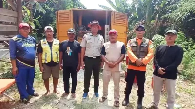 Pemkab Gerak Cepat Tangani Kekeringan, BPBD Kirim Pompa 176 Liter per Detik Selamatkan 150 Hektare Sawah di Cipunagara