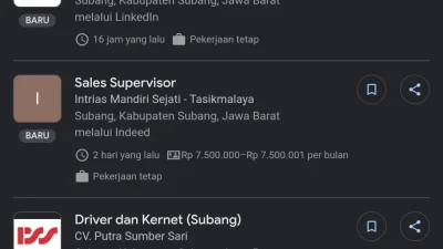 Daftar Lengkap Loker Pria Subang 2026, Operator hingga Driver Masih Banyak Dibuka