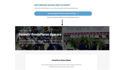 Link War Tiket Peserta Upacara HUT RI di Istana Presiden, Dibuka 5-7 Agustus 2026
