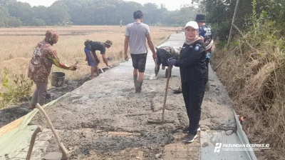 Jalan Usaha Tani di Dusun Bunut Dibangun, Akses 20 Hektare Lahan Pertanian Makin Lancar