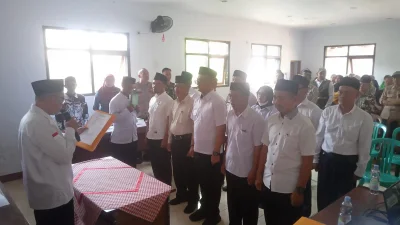 11 Panitia Pilkades Desa Cibogo Subang Resmi Dikukuhkan, Diminta Jaga Netralitas