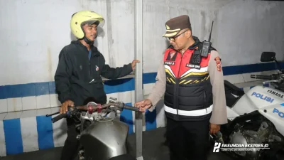 Polisi Tindak Puluhan Pelanggar Knalpot Tak Standar di Subang