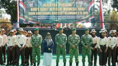 Kodim 0605/Subang Tanamkan Pembinaan Karakter kepada 40 Pelajar SMA