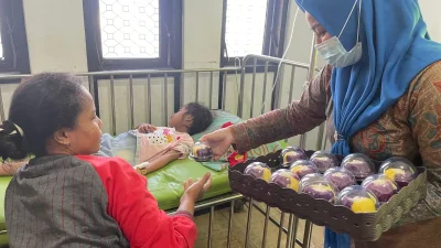 JUMPA PAGI Puskesmas Pusakanagara, Edukasi Kesehatan Sekaligus Berbagi dengan Masyarakat