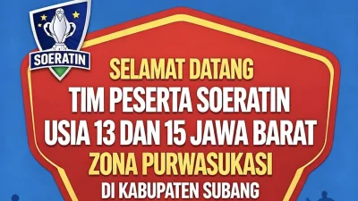 Kabupaten Subang Jadi Tuan Rumah Piala Soeratin U-13 dan U-15 Zona Purwasukasi Jawa Barat