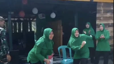 Semarak HUT RI ke-81 di Subang, Persit Koramil Jalancagak Gelar Lomba Seru dan Penuh Kekompakan