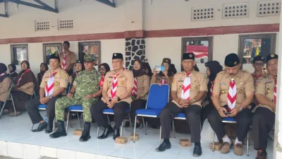 Hari Pramuka ke-65 di Subang, Kapolsek Pusakanagara Dorong Pemuda Perkuat Disiplin