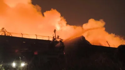 PT Iluva Gravure Industri Purwakarta Terbakar Hebat, Api Diduga dari Limbah di Area Belakang Pabrik