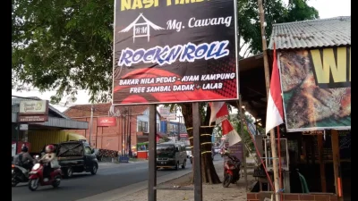 Unik! Warung Nasi Timbel di Subang Ini Usung Nama Rock N Roll