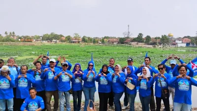 DPC Partai Demokrat Subang Gaungkan Gerakan Langit Biru