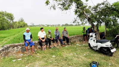 Petani Desa Rancadaka Dukung Faizal Yusuf Jadi Cakades