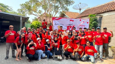 Semarak dan Meriah Agustusan dan Santunan di SPPG Sukamulya 3 Desa Sukamulya Kecamatan Pagaden