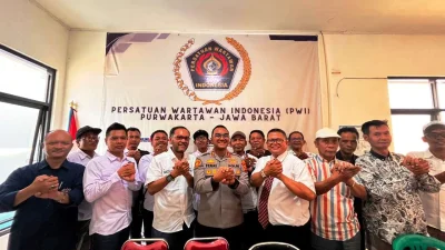 Kunjungi PWI Purwakarta, Kapolres: Pers Jembatan Informasi antara Polri dan Masyarakat