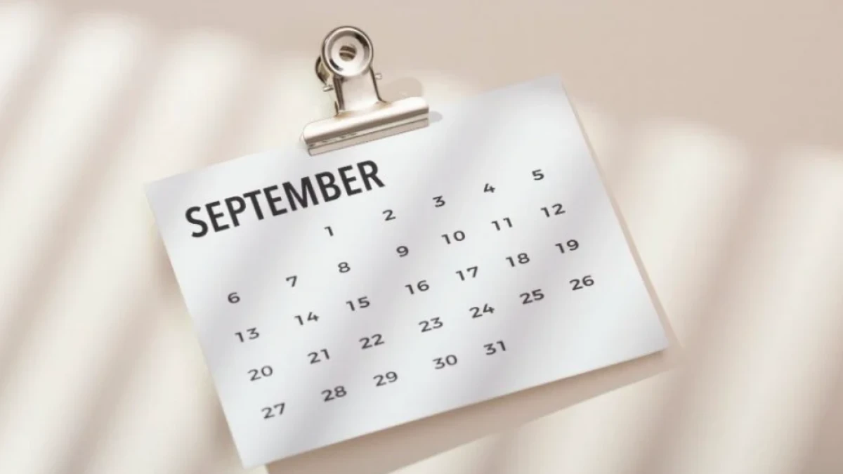 1 September 2026 Hari Apa? Simak Hari, Peringatan, dan Maknanya