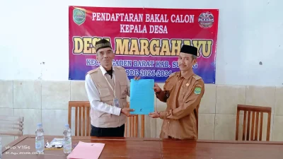 Lanjutkan Program Yang Belum Tergarap, H. Main Permana Kembali Daftar  Cakades Margahayu