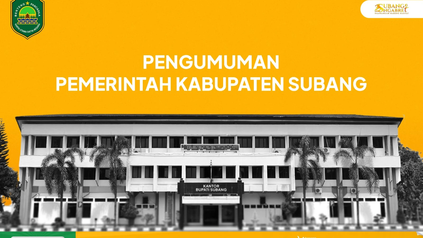 Seleksi Terbuka Sekda Subang 2026 Berlanjut, 10 Pejabat Lolos Administrasi