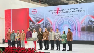 “Building Indonesia, Driving The Future”, BYD Resmi Buka Pabrik Mobil Listrik di Tanah Air